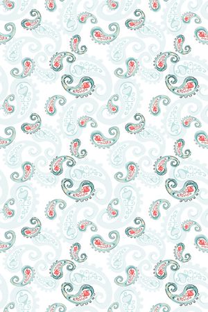 佩斯利印花华亿平台图片