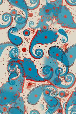 佩斯利图案印花华亿平台图片