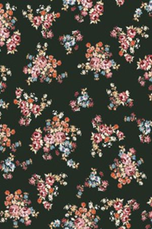 手绘花卉印花华亿平台图片