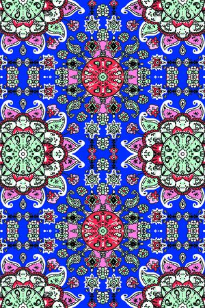 古典花纹印花华亿平台图片