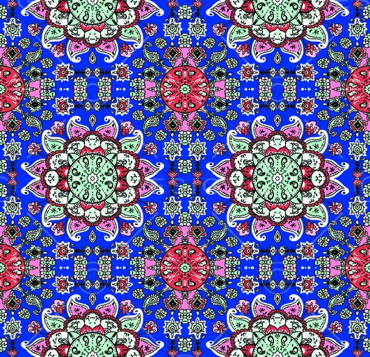 古典花纹印花华亿平台图片