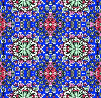 古典花纹印花华亿平台图片