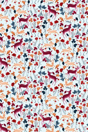 小碎花印花华亿平台图片