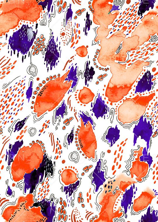 手绘印花华亿平台图片