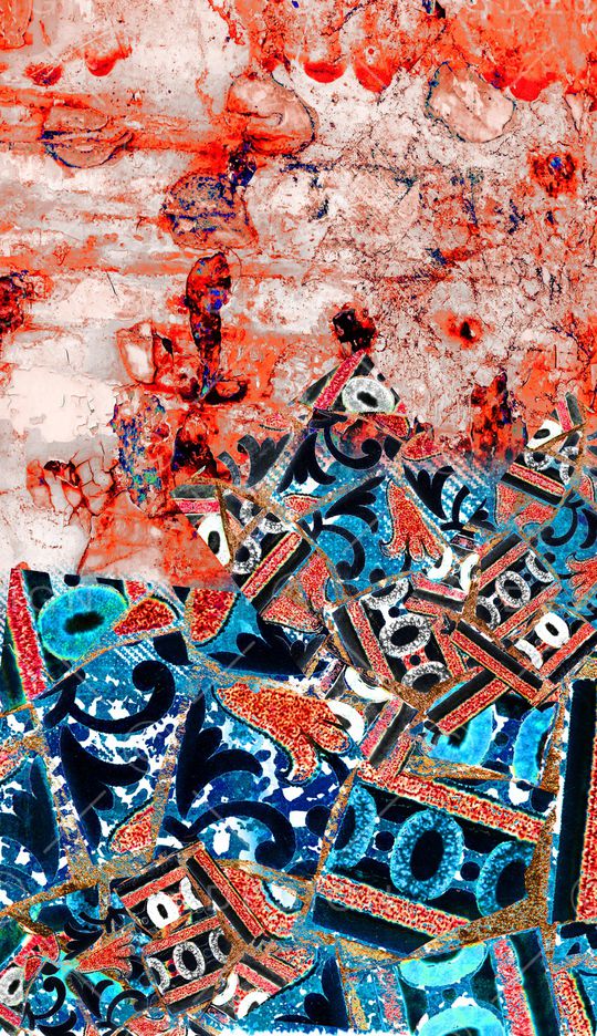 笔触印花华亿平台图片