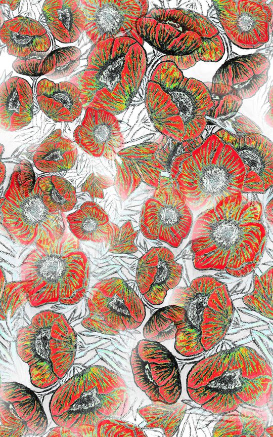 复古印花华亿平台图片