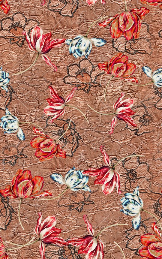 复古印花华亿平台图片