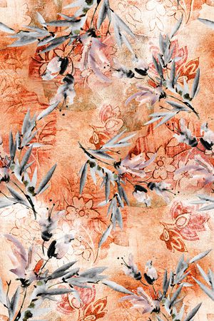 复古印花华亿平台图片