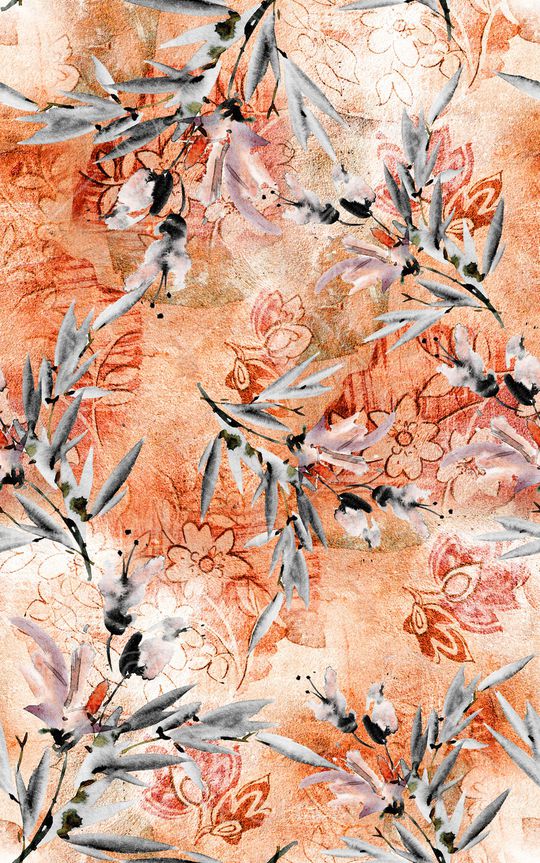 复古印花华亿平台图片