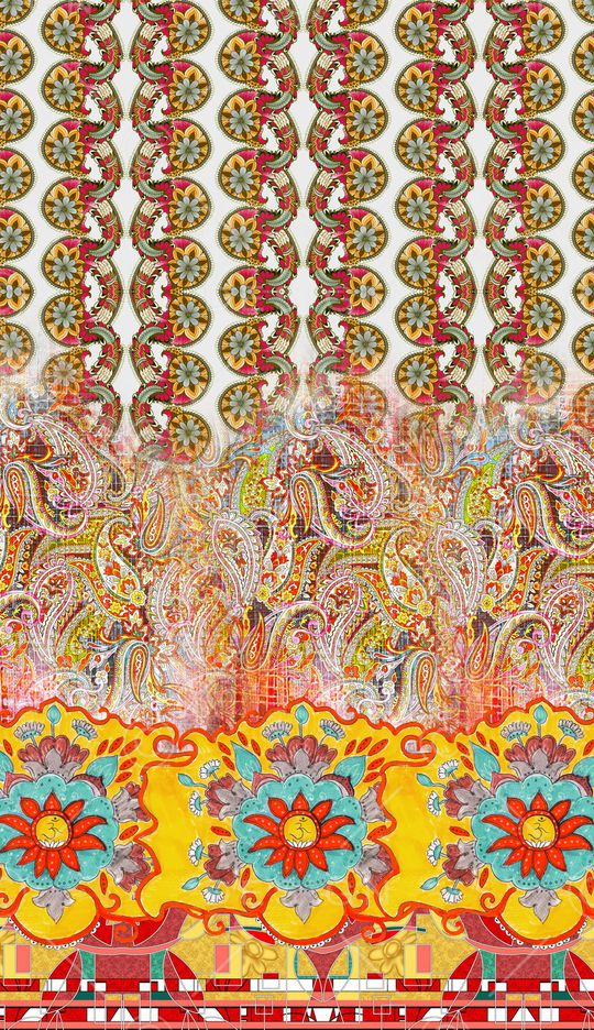 复古印花华亿平台图片