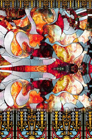 复古印花华亿平台图片