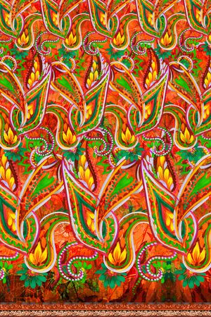 复古印花华亿平台图片