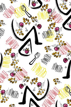 手绘印花华亿平台图片