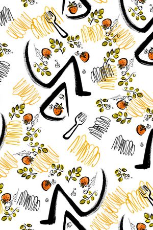 手绘印花华亿平台图片