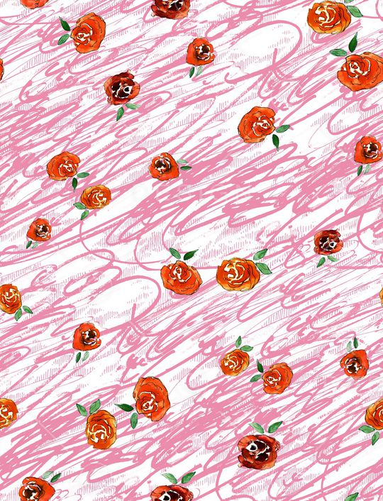 手绘印花华亿平台图片