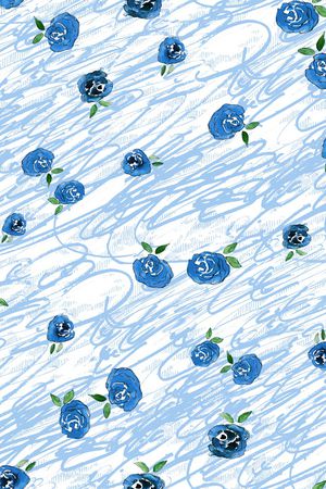 手绘印花华亿平台图片