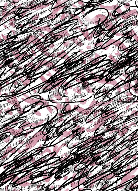 手绘印花华亿平台图片