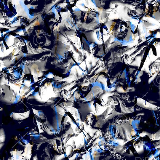 抽象印花华亿平台图片