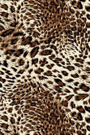 豹纹印花华亿平台图片