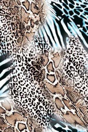 豹纹印花华亿平台图片