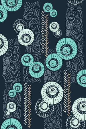 复古印花华亿平台图片