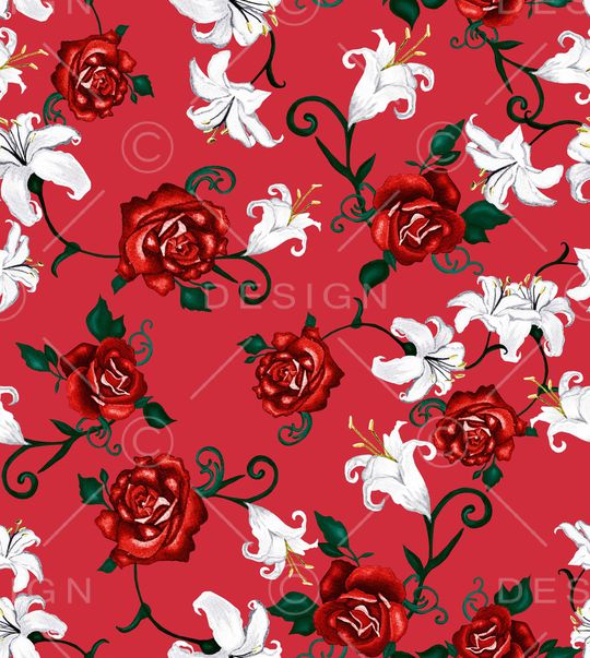 牡丹印花华亿平台图片