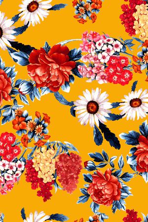 牡丹印花华亿平台图片