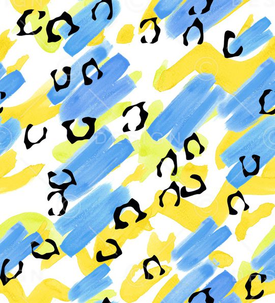 笔触印花华亿平台图片