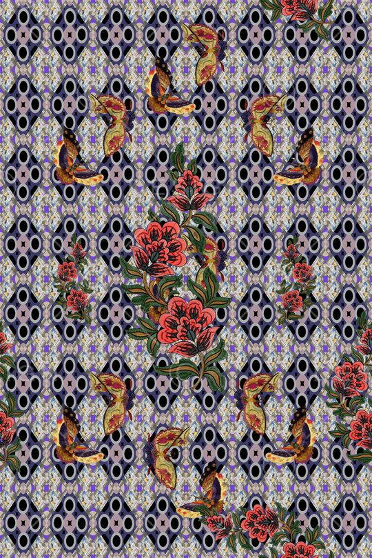 清爽印花华亿平台图片