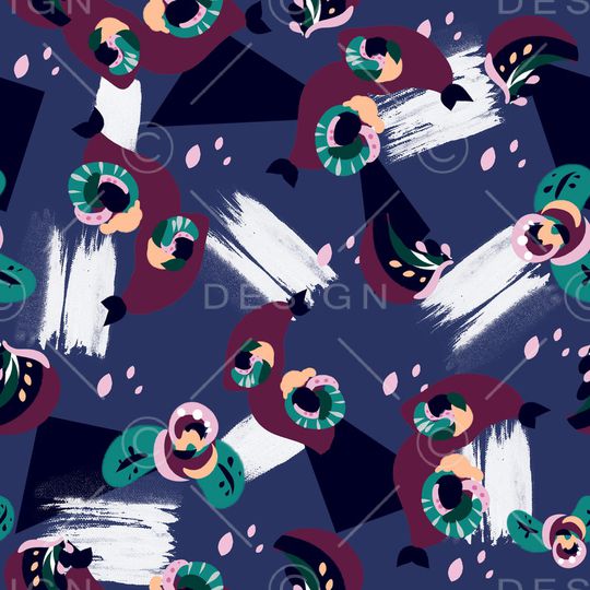 秋冬华亿平台印花华亿平台图片