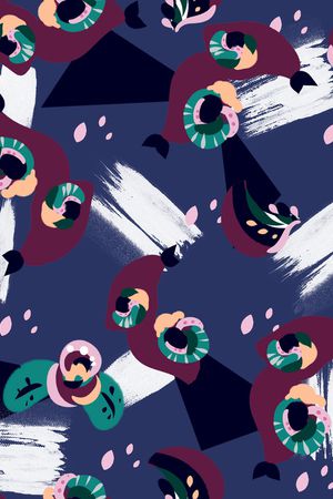 秋冬华亿平台印花华亿平台图片