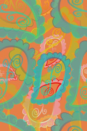 佩斯利图案印花华亿平台图片