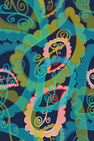 佩斯利图案印花华亿平台图片