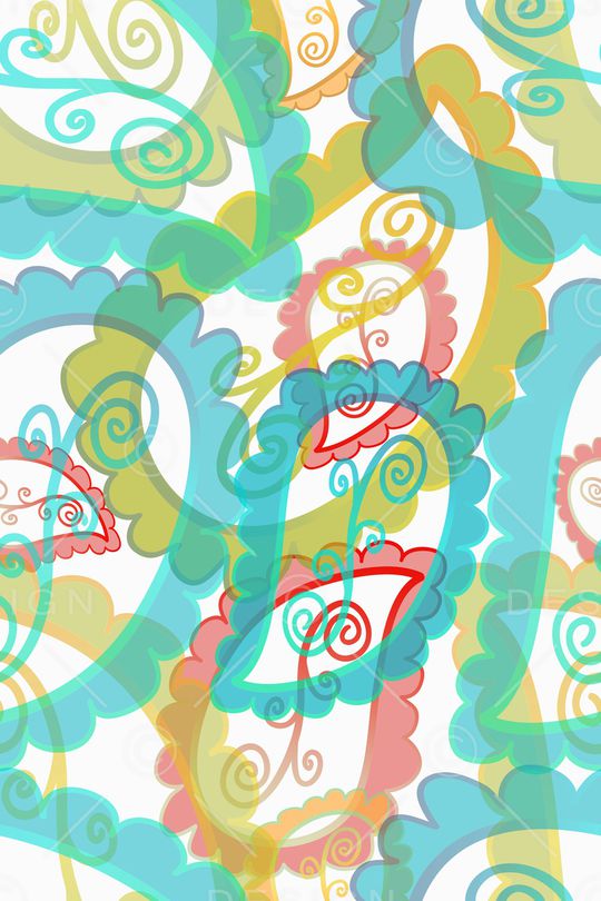 佩斯利图案印花华亿平台图片