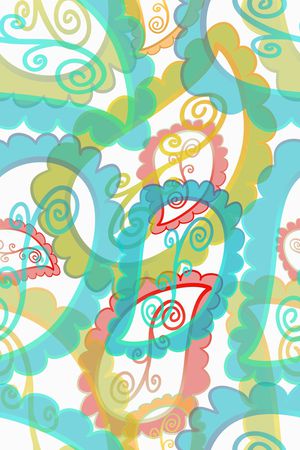 佩斯利图案印花华亿平台图片