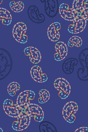 佩斯利图案印花华亿平台图片