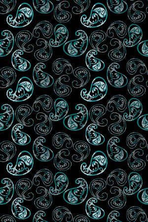 佩斯利图案印花华亿平台图片