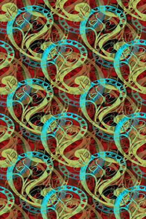 佩斯利图案印花华亿平台图片