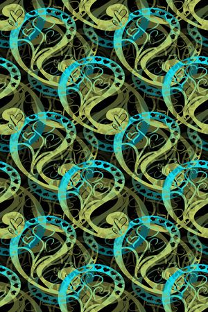 佩斯利图案印花华亿平台图片