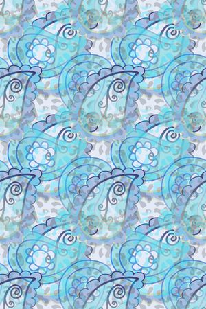 佩斯利图案印花华亿平台图片