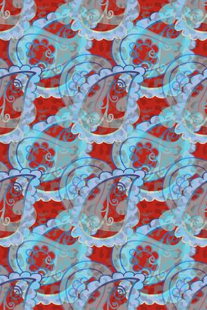 佩斯利图案印花华亿平台图片