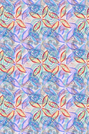 风格化花卉印花华亿平台图片