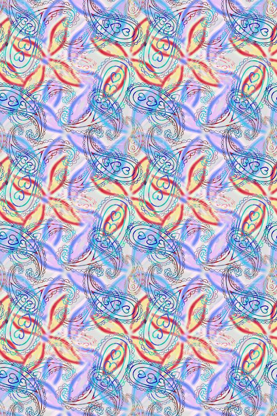 风格化花卉印花华亿平台图片