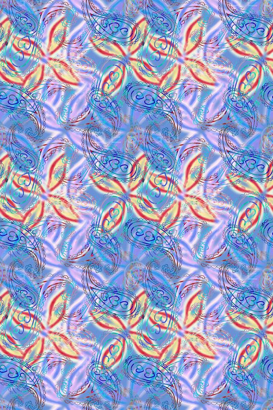 风格化花卉印花华亿平台图片