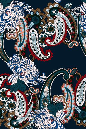 佩斯利印花华亿平台图片