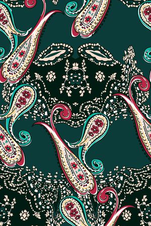 佩斯利印花华亿平台图片