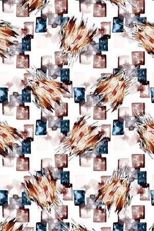 几何印花华亿平台图片