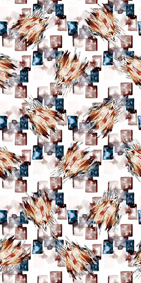 几何印花华亿平台图片