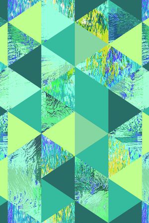 三角形印花华亿平台图片