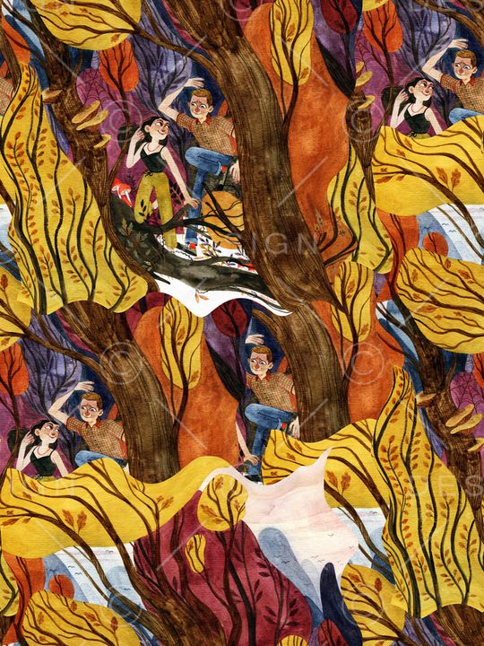 插画印花华亿平台图片